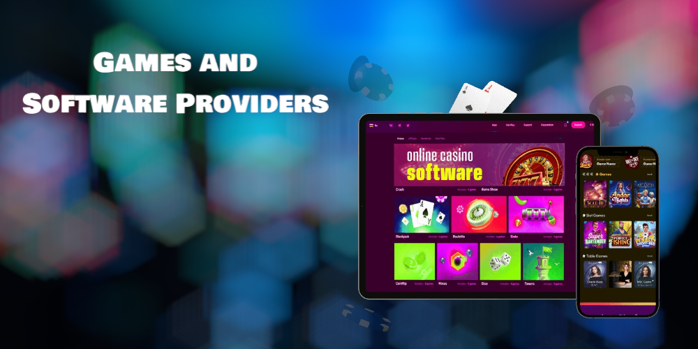 Games and Software Providers at RaySlots